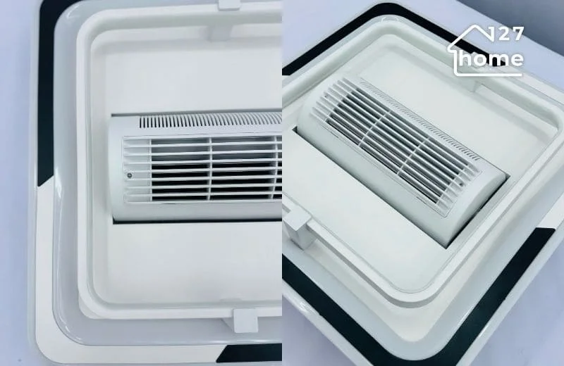 Chi tiết đèn quạt ốp trần Lucia OTA41V