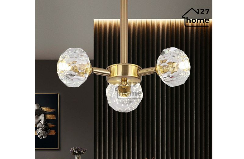 Đèn chùm Sputnik – Thiết kế táo bạo, tạo điểm nhấn cho không gian.