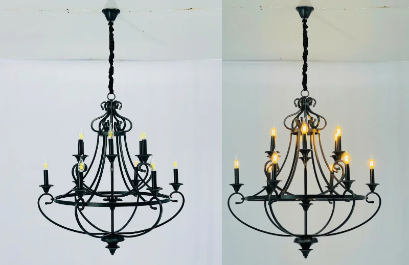 Ảnh thật Đèn Chùm DC30