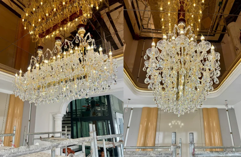 Ảnh cận Đèn Chùm Pha Lê DC5263N44