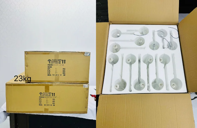 Đóng thùng Đèn Chùm Pha Lê DC8119