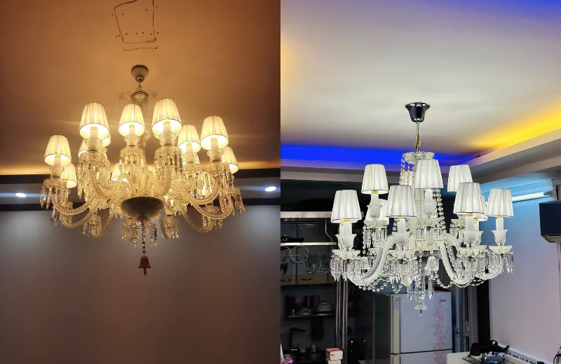 Ảnh cận Đèn Chùm Pha Lê DC9801T12