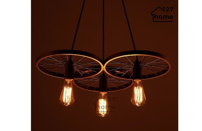 Đèn chùm vintage – Mang hơi thở cổ điển và ấm áp vào không gian.