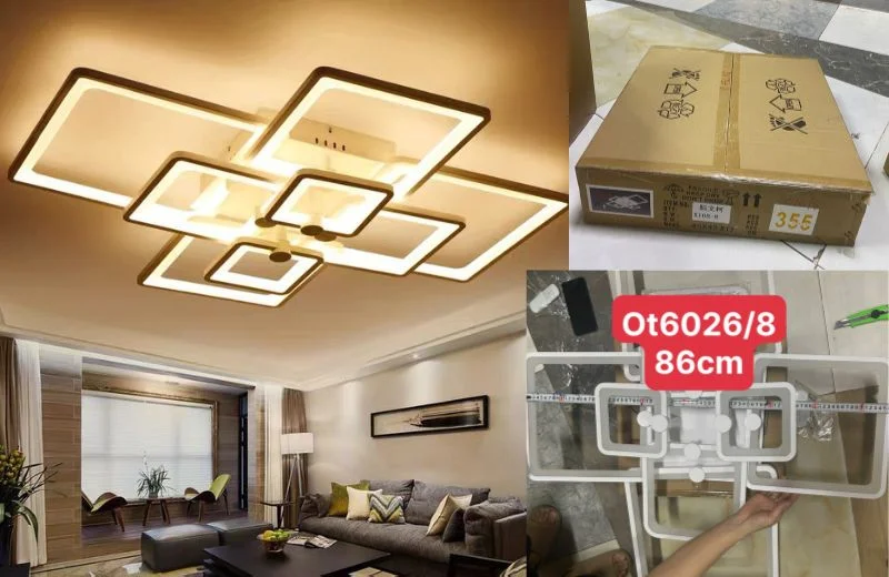 Đèn Ốp Trần Mica OT6026 3