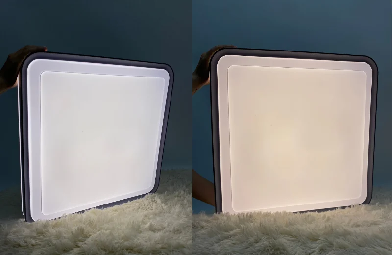 Ảnh thật Đèn Ốp Trần Mica OT103