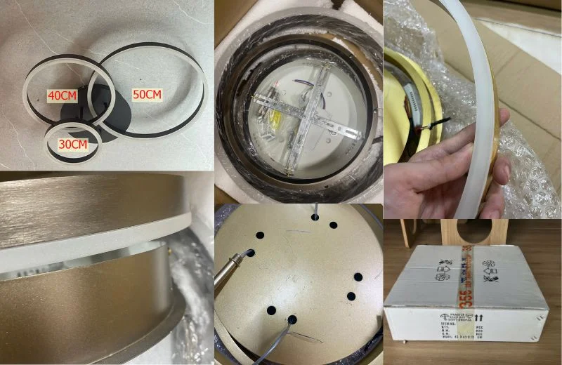 Cận cảnh Đèn Ốp Trần Mica OT1099