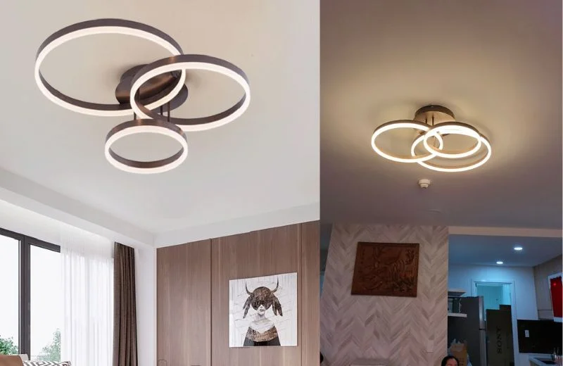 Kiểu dáng Đèn Ốp Trần Mica OT1099