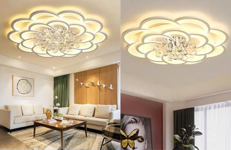 Kiểu dáng Đèn Ốp Trần Mica OT42 