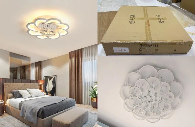 Kiểu dáng Đèn Ốp Trần Mica OT42 