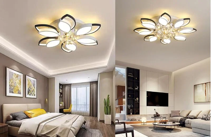 Kiểu dáng Đèn Ốp Trần Mica OT44 