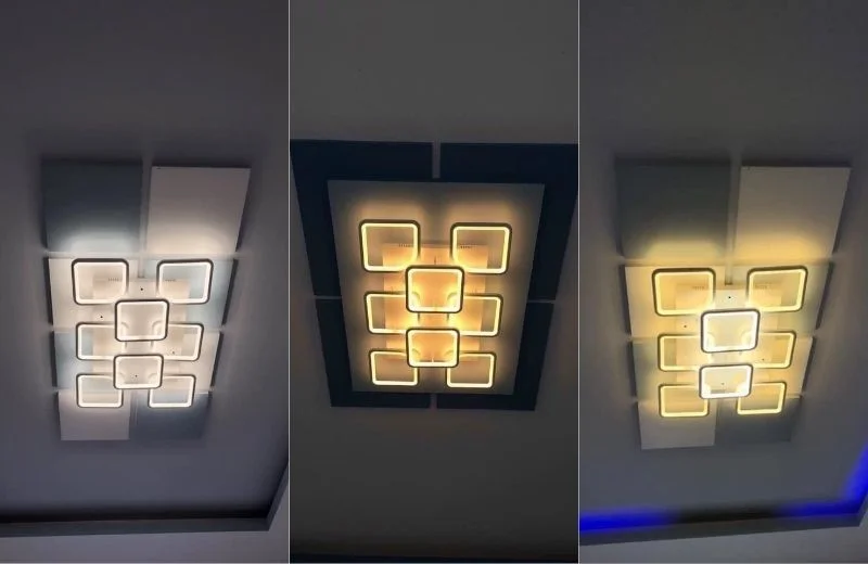 Đèn ốp trần mica OT8032T8 với 3 chế độ LED
