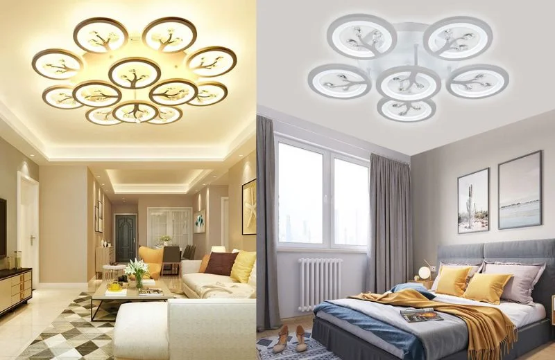 Kiểu dáng Đèn Ốp Trần Mica OT83 