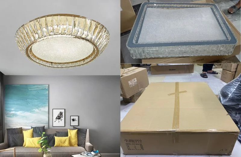 Kiểu dáng Đèn Ốp Trần Pha Lê OTPL3512 