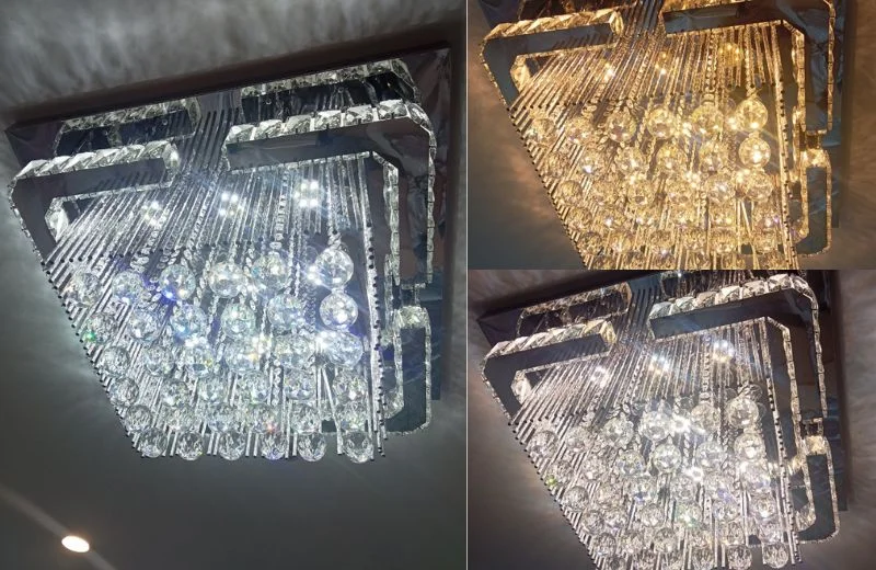 Kiểu dáng Đèn Ốp Trần Pha Lê OTPL40402