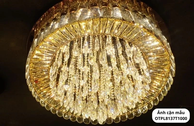 Ảnh cận Đèn Ốp Trần Pha Lê OTPL8137T1000