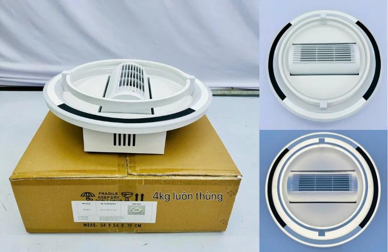 Ảnh thật Đèn Quạt Ốp Trần OTA41T