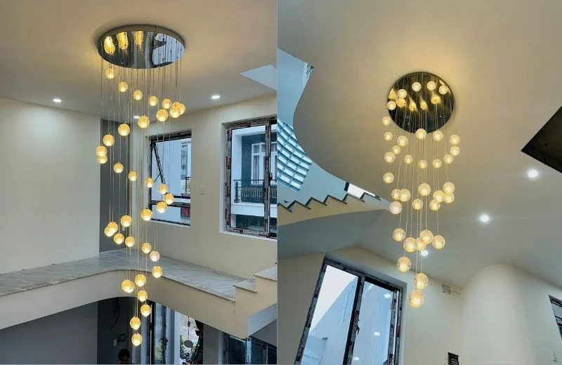 Đèn thả hiện đại THD02T12 hoàn thiện