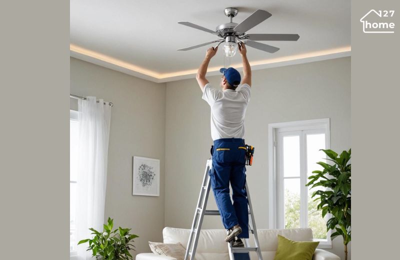 Hướng dẫn lắp đặt và bảo dưỡng quạt trần hiện đại đúng cách
