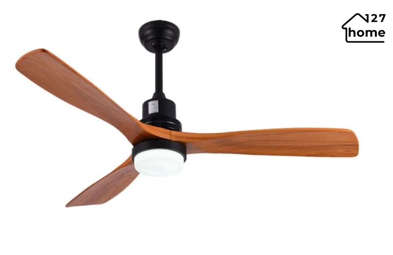 Mẫu quạt trần 3 cánh thiết kế tối giản, phù hợp không gian hiện đại