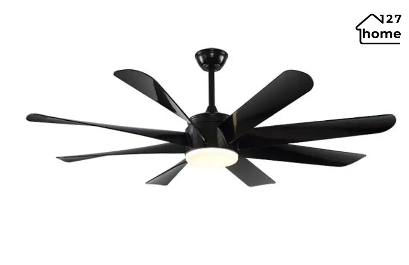 Mẫu quạt trần 8 cánh cao cấp với thiết kế tinh tế, tạo gió mạnh và ổn định