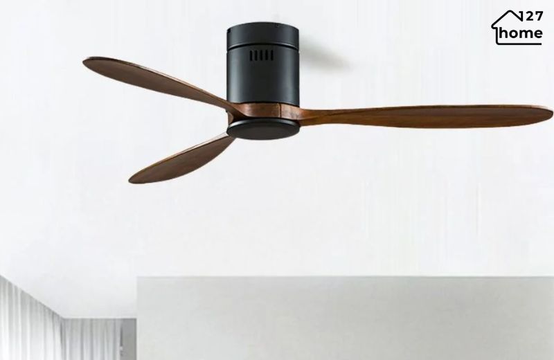 Quạt trần cánh gỗ 3 cánh – phổ biến, hiện đại, nhỏ gọn nhưng sang trọng