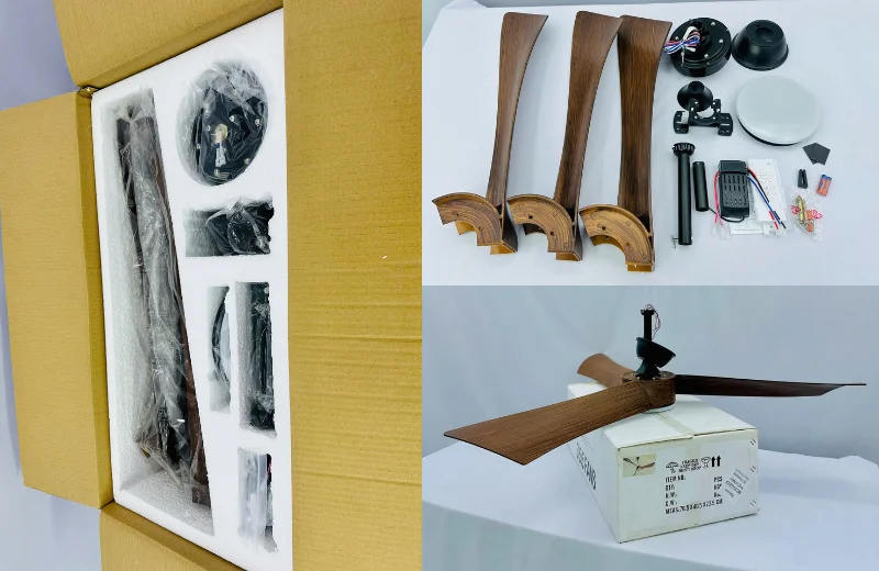 Chi tiết cánh quạt của Quạt Trần Đèn QT53 
