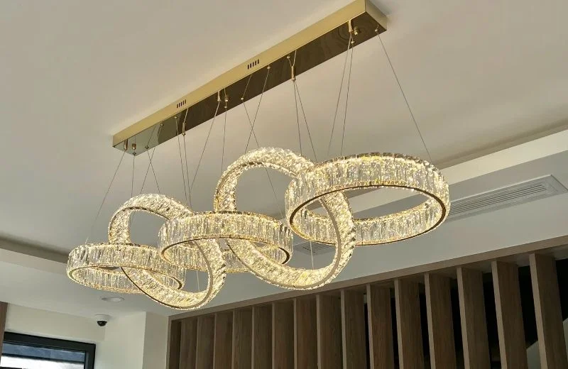 Thiết kế đèn pha lê THD7059