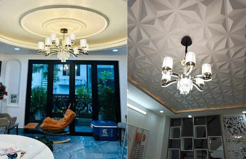 Kiểu dáng và chất liệu của Đèn Chùm DC8835