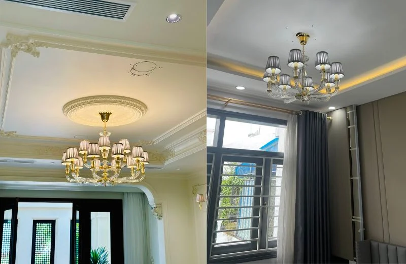 Kiểu dáng và chất liệu của Đèn Chùm DC8898