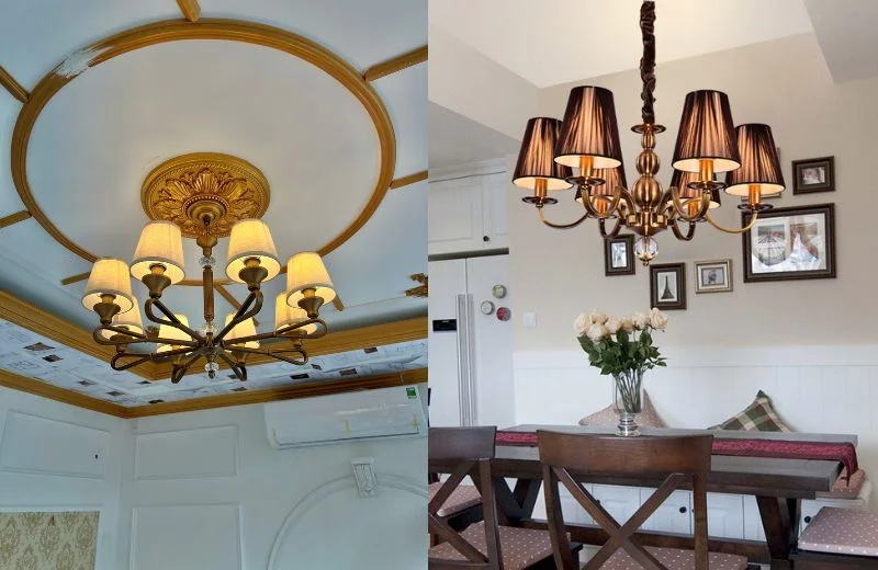 Kiểu dáng và chất liệu của Đèn Chùm DC9003