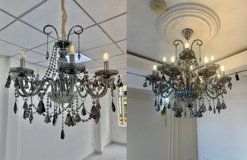 Kiểu dáng và chất liệu của Đèn Chùm DC9188