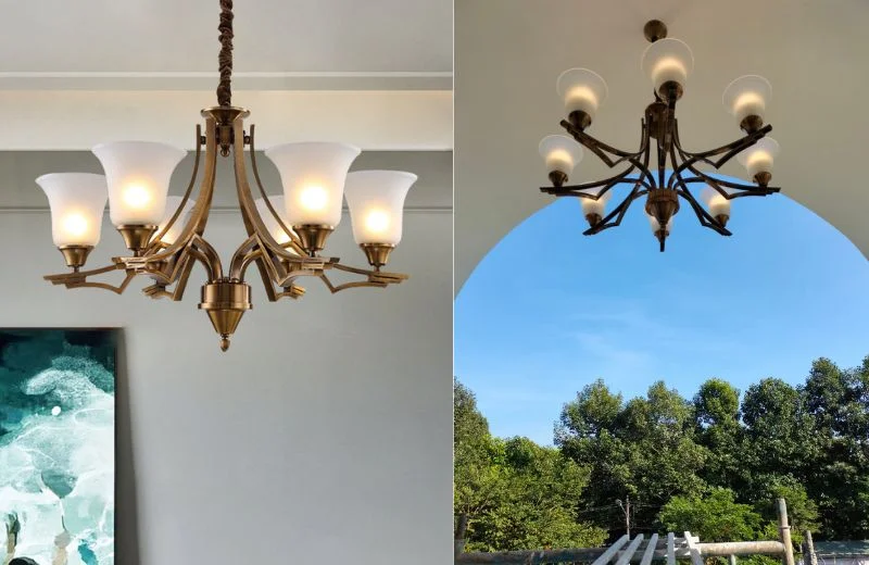 Kiểu dáng và chất liệu của Đèn Chùm DC9209