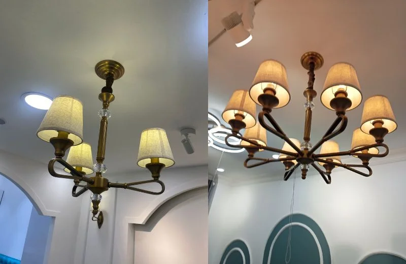 Kiểu dáng và chất liệu của Đèn Chùm DC9665