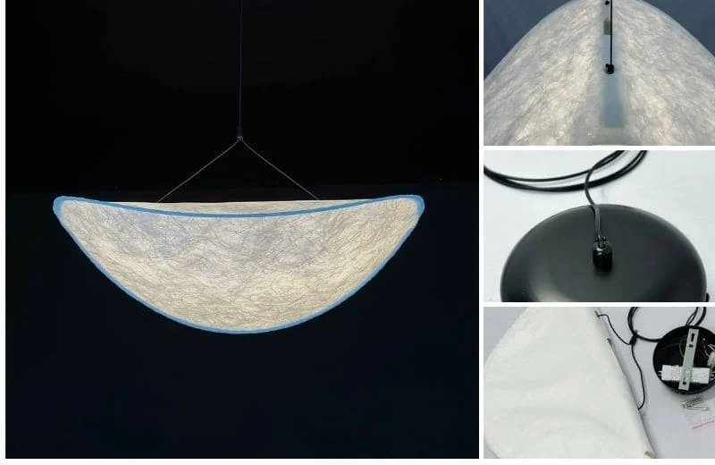 Chao đèn thả trần hiện đại THD27 được làm từ da PU