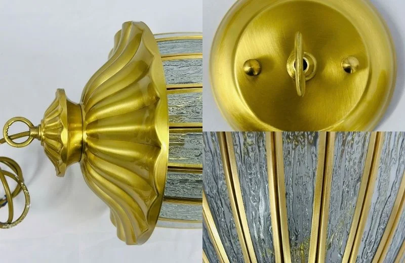 Chi tiết đèn thả đồng TD41