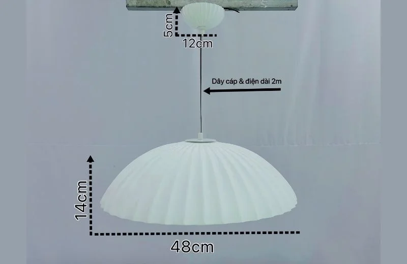 Chi tiết đèn thả hiện đại THD91