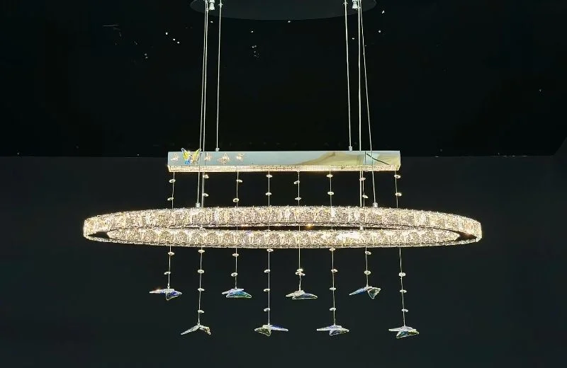 Chi tiết đèn thả pha lê TPL93L1000 