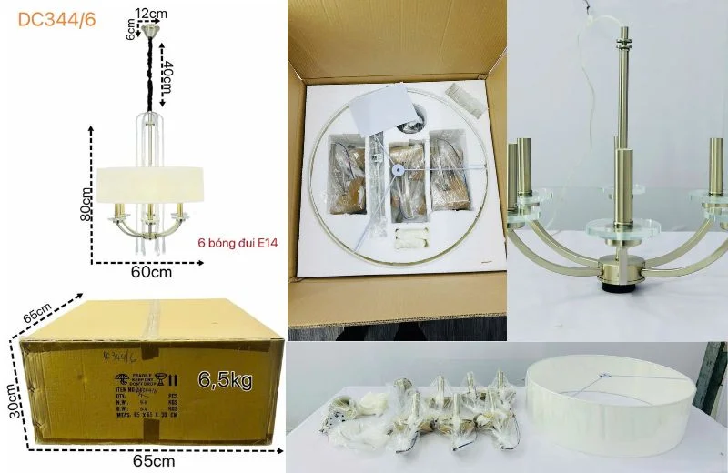 Đèn Chùm DC344T6 3