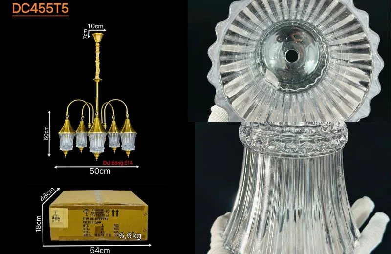 Đèn Chùm DC455T5 3