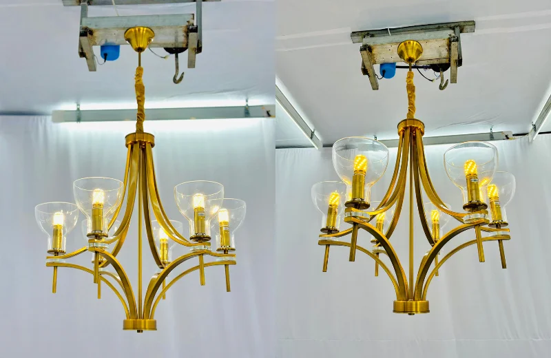 Ảnh thật Đèn Chùm DC458T6