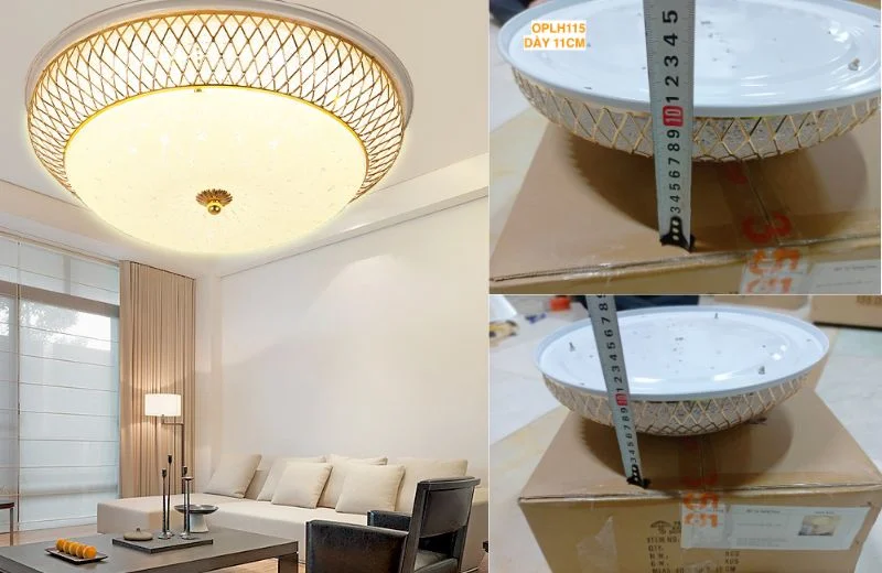 Đèn Ốp Trần Pha Lê OPLH115 6