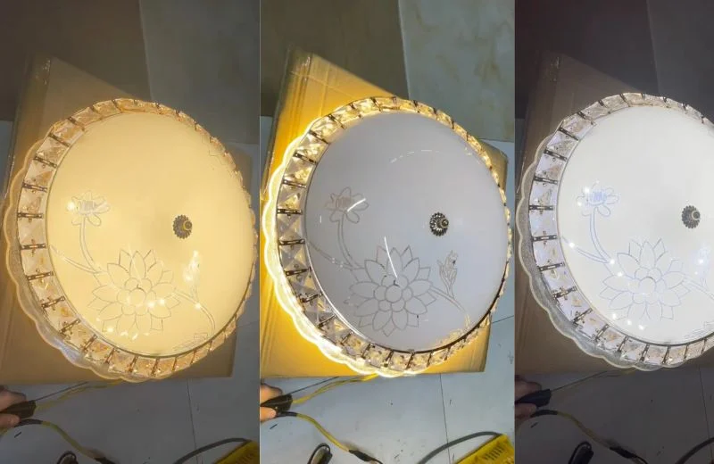 Đèn Ốp Trần Pha Lê OPLH48 8