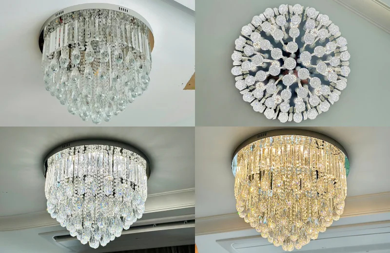 Ảnh cận Đèn Ốp Trần Pha Lê OTPL40397 