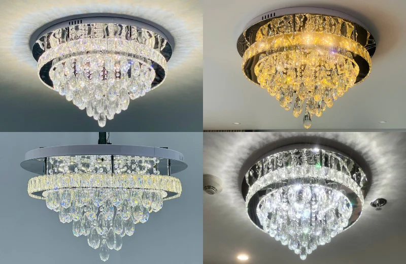 Ảnh cận Đèn Ốp Trần Pha Lê OTPL40399 