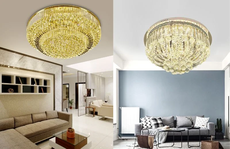 Kiểu dáng Đèn Ốp Trần Pha Lê OTPL40405 