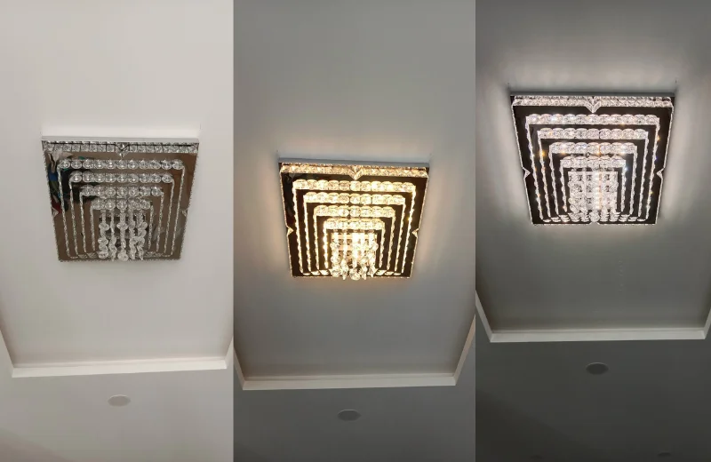 Ảnh thật Đèn Ốp Trần Pha Lê OTPL6373 