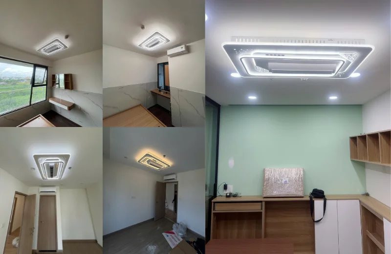 Ảnh thật Đèn Quạt Ốp Trần OTA42CN
