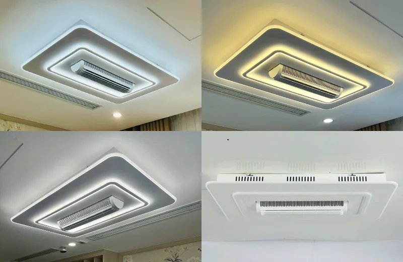 Ảnh cận Đèn Quạt Ốp Trần OTA43CN