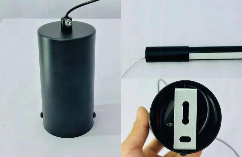 Đèn thả hiện đại THD145 làm từ hợp kim nhôm cao cấp với trọng lượng nhẹ và tản nhiệt tốt