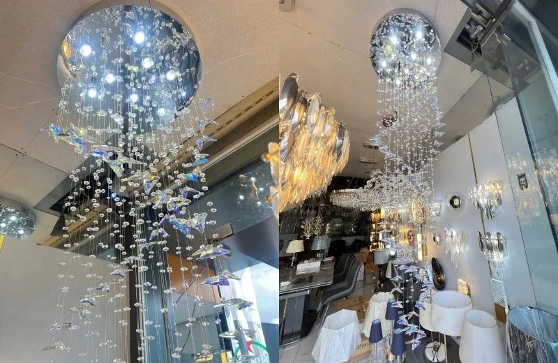 Đèn thả pha lê TPL127 cho không gian cuốn hút ngay từ cái nhìn đầu tiên